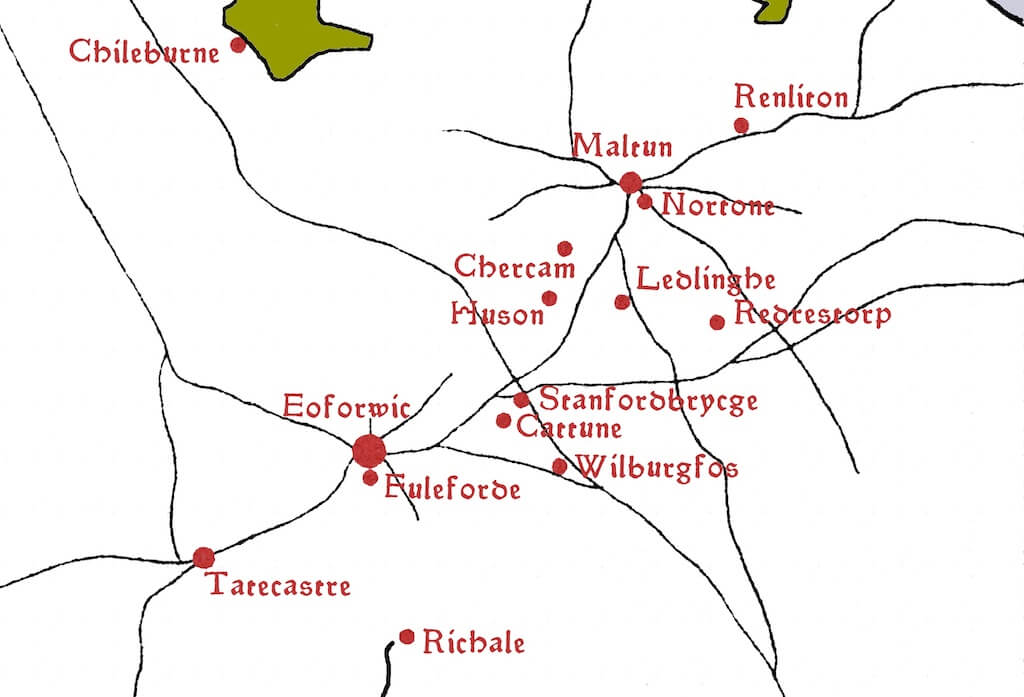 Settings of the Northumbria Trilogy